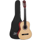 Alpha 39 Inch Classical Guitar Wooden Body Nylon String Beginner Gift Natural-1