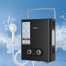 Devanti Portable Gas Water Heater LPG-powered System Black-7