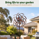 Gardeon Garden Windmill Metal Wind Spinner Double Layer 190cm Bronze-8