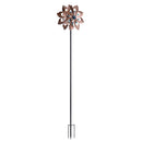 Gardeon Garden Windmill Double Layer Metal Wind Spinner 190cm Bronze-4