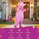 Inflatable Unicorn Costume Adult Suit Blow Up Party Fancy Dress Halloween Cosplay-4