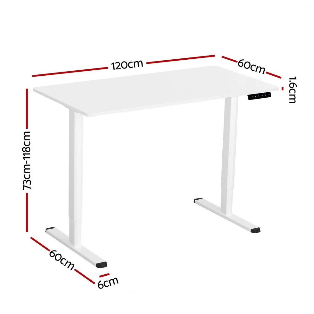 Artiss Electric Standing Desk Sit Stand Desks 120CM - 0