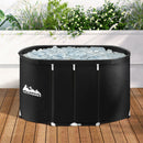 Weisshorn Portable Ice Bath Tub 120x70X70CM Inflatable Cold Water Folding Bathtub Spa Massage-7