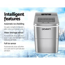 Devanti 12kg Ice Maker Machine Silver-3