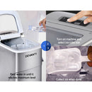 Devanti 12kg Ice Maker Machine Silver-5