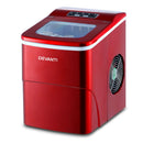 DEVANTi Portable Ice Cube Maker Machine 2L Home Bar Benchtop Easy Quick Red-1