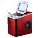 DEVANTi Portable Ice Cube Maker Machine 2L Home Bar Benchtop Easy Quick Red-3