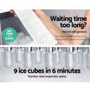 DEVANTi Portable Ice Cube Maker Machine 2L Home Bar Benchtop Easy Quick Red-4