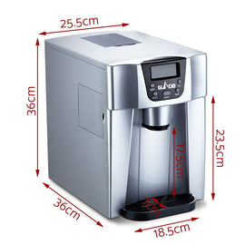 Devanti 12kg Ice Maker Machine with Water Dispenser - 0