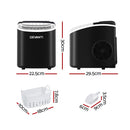 Devanti 12kg Ice Maker Machine w/Self Cleaning Black-2