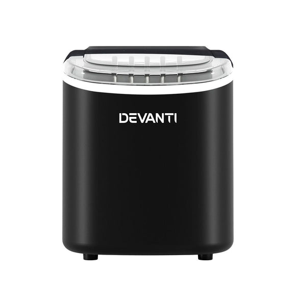 Devanti 12kg Ice Maker Machine w/Self Cleaning Black