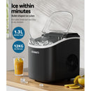 Devanti 12kg Ice Maker Machine w/Self Cleaning Black-4