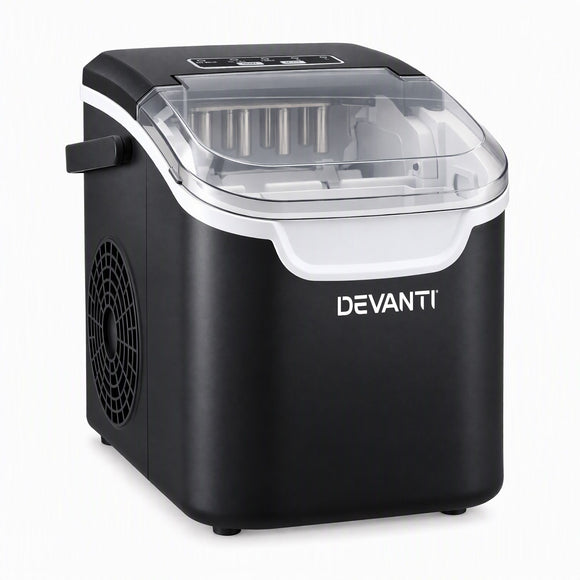 Devanti Ice Maker Ice Compact 12KG/24H Countertop Machine for Home