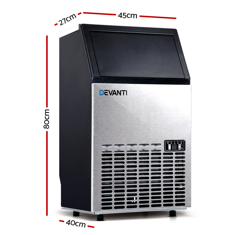 Devanti 60kg Commercial Ice Maker Machine - 0