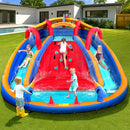 Kids Inflatable Pool Water Slide Cannon Splash Park Toss Game 408X386CM-7