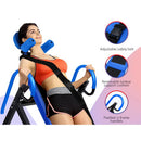 Everfit Inversion Table Gravity Exercise Inverter Back Stretcher Home Gym Blue-3