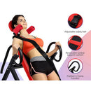 Everfit Inversion Table Gravity Exercise Inverter Back Stretcher Home Gym Red-2