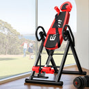 Everfit Inversion Table Gravity Exercise Inverter Back Stretcher Home Gym Red-9