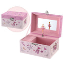 Keezi Kids Jewellery Box Organiser for Girls Kids Music Box Princess Pink-2
