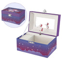 Keezi Kids Jewellery Box Organiser for Girls Kids Music Box Unicorn Purple-2