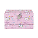 Keezi Kids Jewellery Box Organiser for Girls Kids Music Box with Mirror-4