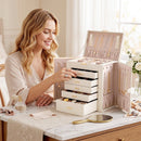 Embellir Jewellery Box 6 Layer Organiser Large Display Case Storage-8