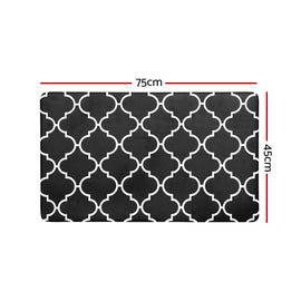 Artiss Kitchen Mat 45x75cm PVC Floor Rug Carpet Non-slip Gina - 0