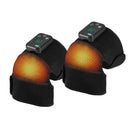 Livemor Knee Massager with Heat (2 Pack), Cordless Heated Knee Massage for Pain Relief with 3 Heating Levels, 3 Vibration Modes, Gentle Lights, Adjustable Straps, 3-in-1, Gift for Men and Women-1
