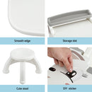 Keezi Kids Table and Chair Set 2 in 1 Easel Desk Stool w/ LCD Writing Tablet-6