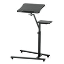 Artiss Laptop Desk Computer Table Height Adjustable Tiltable Mouse Board Black-1