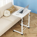 Artiss Laptop Desk Table Adjustable 60CM White-8
