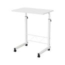 Artiss Laptop Desk Table Adjustable 60CM White-3