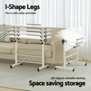 Artiss Laptop Desk Table Adjustable 80CM White-5
