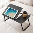Artiss Laptop Desk Bed Table Foldable Portable Desktop Black-1