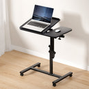 Artiss Laptop Desk Table Fan Cooling Black 60CM-9