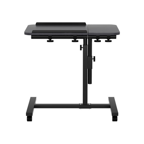 Artiss Laptop Desk Table Fan Cooling Black 60CM