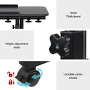 Artiss Laptop Desk Table Fan Cooling Black 60CM-6