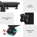 Artiss Laptop Desk Table Fan Cooling Black 60CM-6