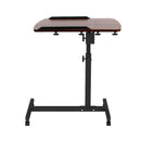 Artiss Laptop Desk Table Fan Cooling Walnut 60CM-3
