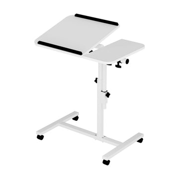Artiss Laptop Desk Table Fan Cooling White 60CM - 0