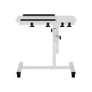 Artiss Laptop Desk Table Fan Cooling White 60CM-4
