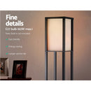 Artiss Floor Lamp 3 Tier Shelf Shelf Storage LED Light Stand Home Room Vintage Black-6