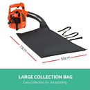Giantz 25.4cc Petrol Leaf Blower Vacuum 2-in-1 Garden Vac Mulcher Blower Orange-11