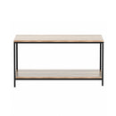 Artiss Coffee Table Rectangular 93CM Walnut Olin-3