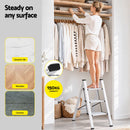 Giantz 3 Step Ladder Multi-Purpose Folding Aluminium Light Weight Platform-6