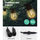 41m LED Festoon String Lights Christmas Decorations Wedding Party Outdoor Garden-5
