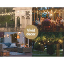 82m Festoon Lights Christmas Fairy String Lights Outdoor Party Garden Decor-5
