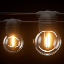 17m Solar Festoon Lights Outdoor LED String Light Christmas Wedding Decor 2 Pack-3