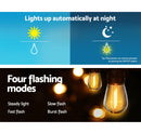 17m Solar Festoon Lights Outdoor LED String Light Christmas Party Garden Decor-6