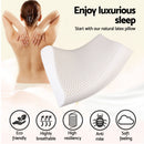 Giselle Queen 34cm 5-Zone Euro Top Pocket Spring Mattress with 2 Natural Latex Contour Pillows-5